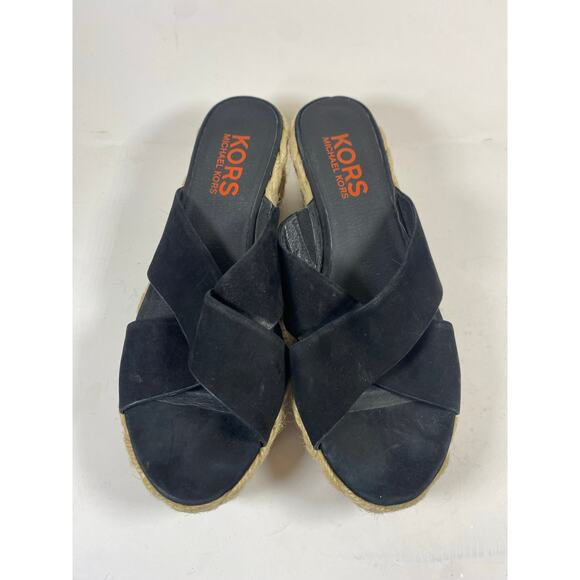 Michael Kors Espadrilles Slide Wedges 8.5W - Picture 1 of 6